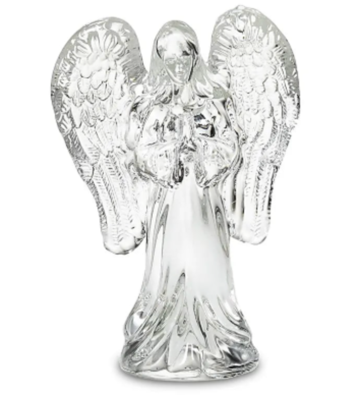 Ange de Verre avec ailes givrées