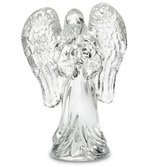 Ange de Verre avec ailes givrées