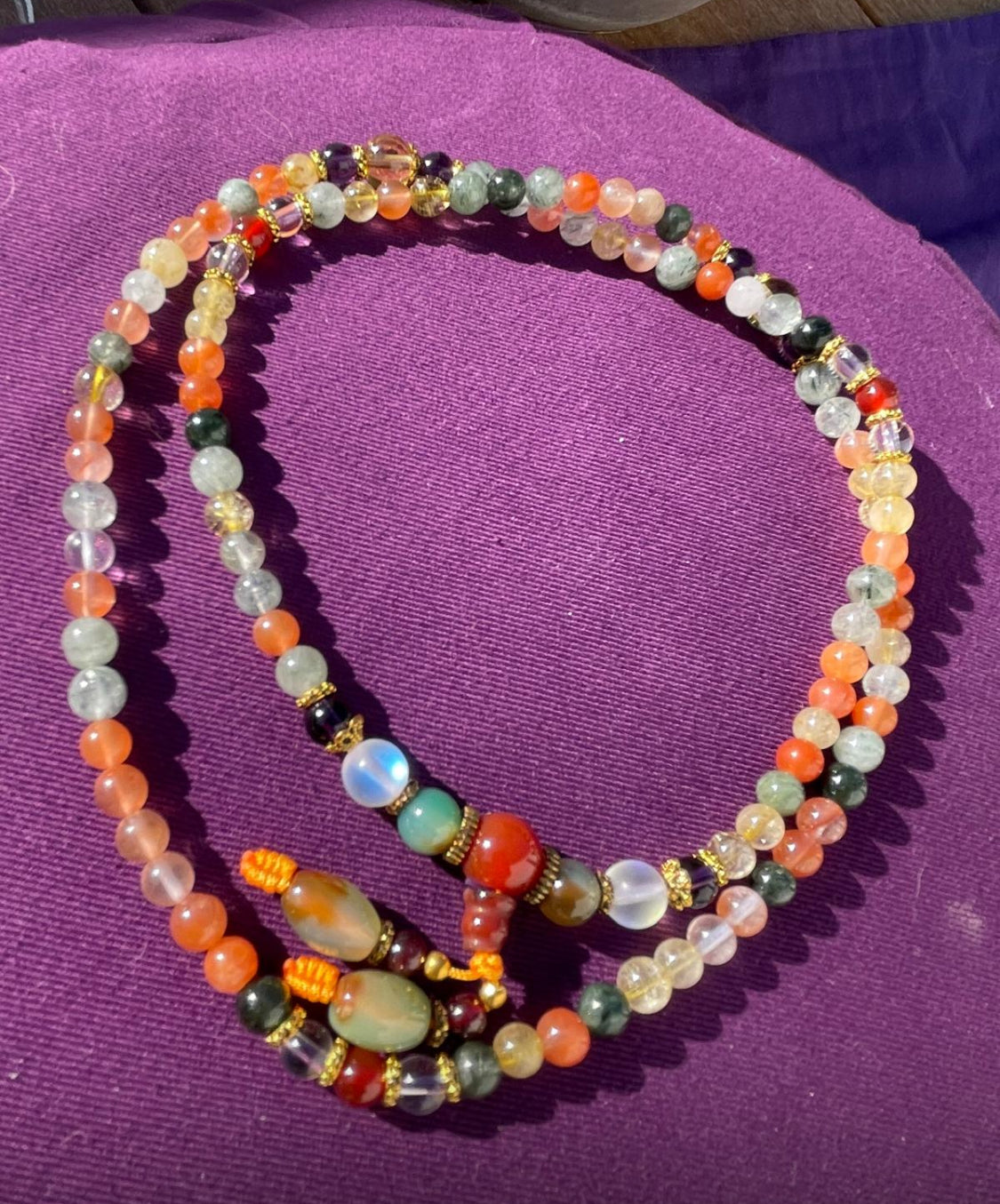 Collier Mixte en Agate – Énergie & Harmonie